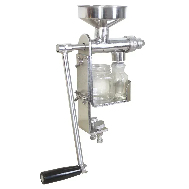 

For Manual Oil Press Machine Stainless Steel Hand-cranked Press Household Small 304 Stainless Steel Olive Oil Peanut