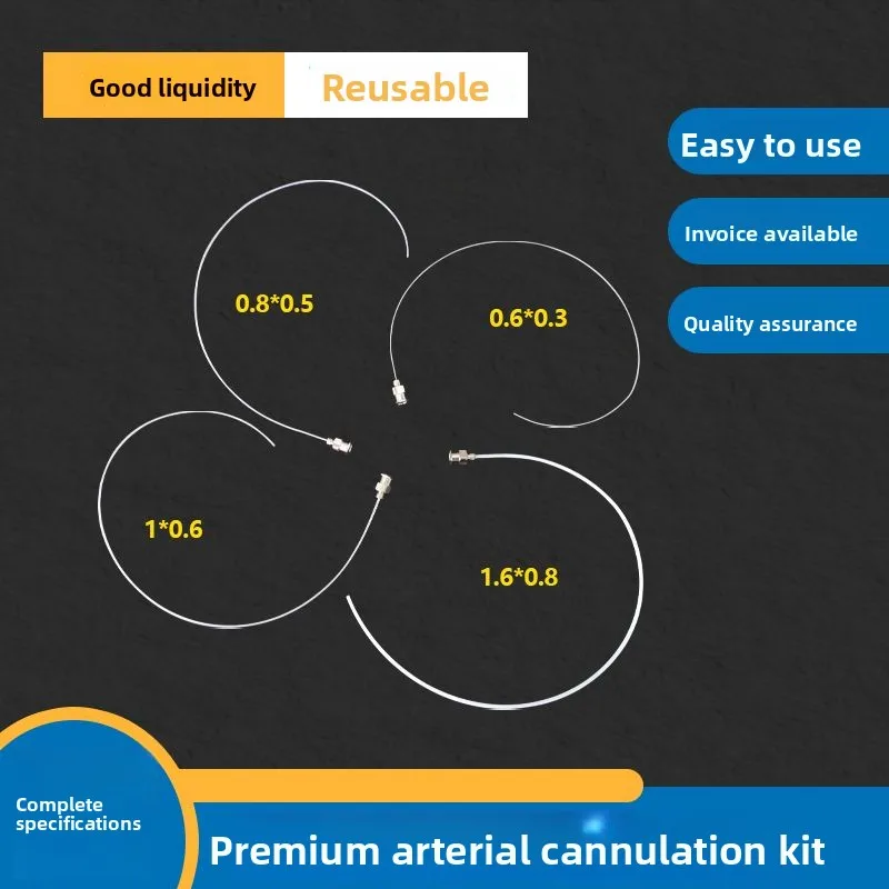 10pcs Lab Animal Arteriovenous Cannulas for Rat Mouse Rabbit  Carotid Artery Femoral Artery  Vein Intubation Pharmacology