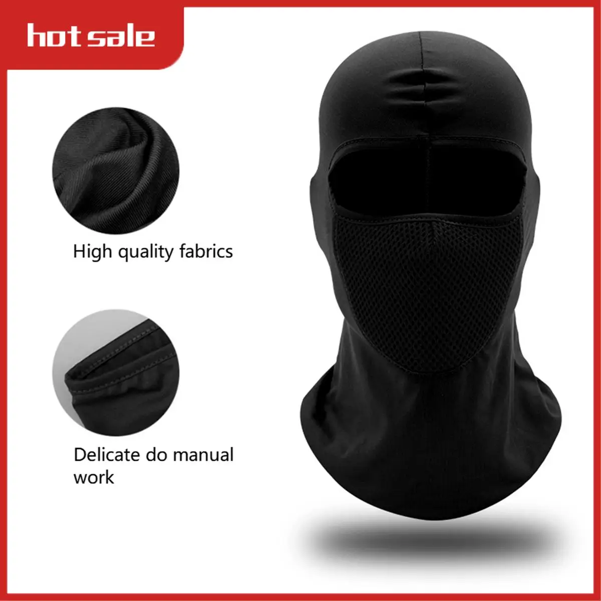 

AC22-3 Pcs Balaclava Sun Face Mask Motorcycle Mask Windproof Fishing Cap Face Cover For Men And Women Dust UV Protection