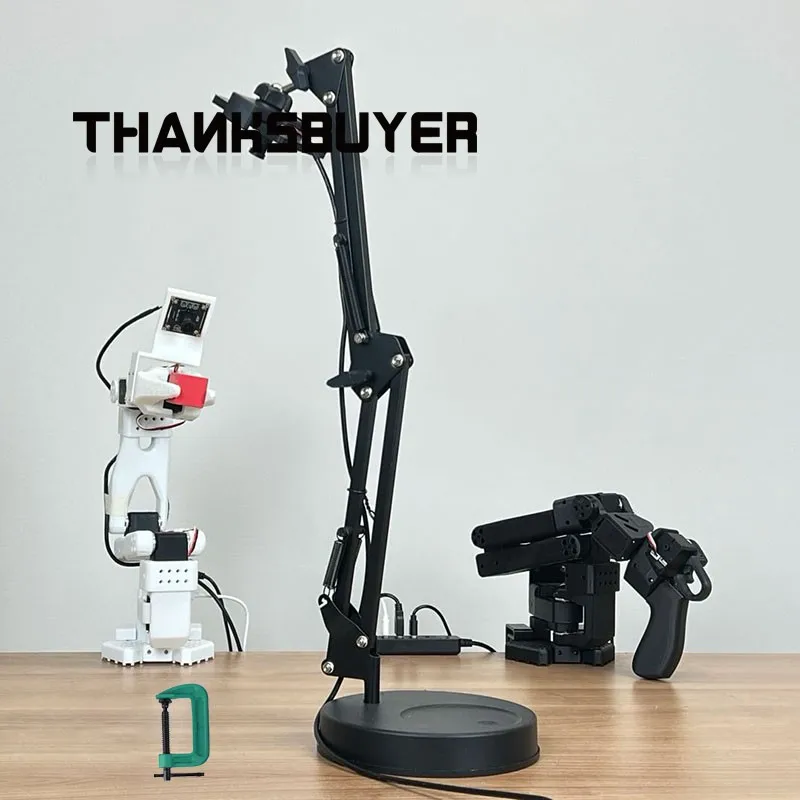 SO-ARM101 레로봇 6DOF 로봇 팔 로봇 팔 세트 (조립형 기본 버전 / 듀얼 카메라 버전 표준 토크 포함)