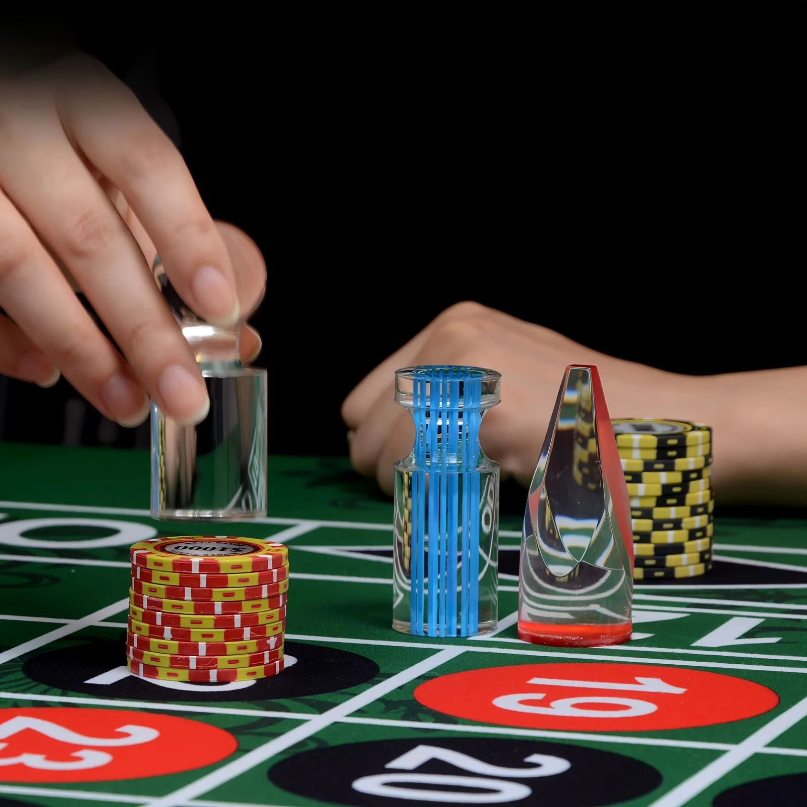 Set of 3 Acrylic Roulette Marker