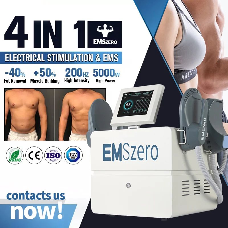 

13 Tesla RF DLS- EMSlim EMSzero Neo Body Radio Frequency Cutting-edge Tech Tone Your Body Eliminate Fat Sculpting Machine