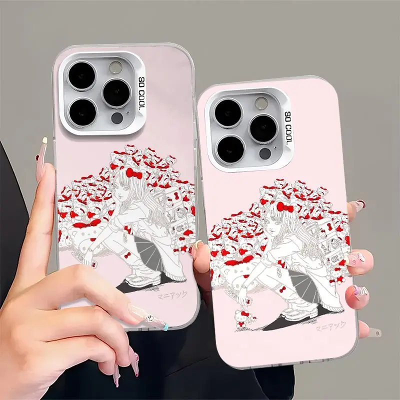 Original Hello Kitty Tomie Kawakami Phone Case for OPPO A16 A17 A18 A31 A37 A38 A53 A55 A57 A58 A74 A76 A78 A94 A98 4G 5G Cover