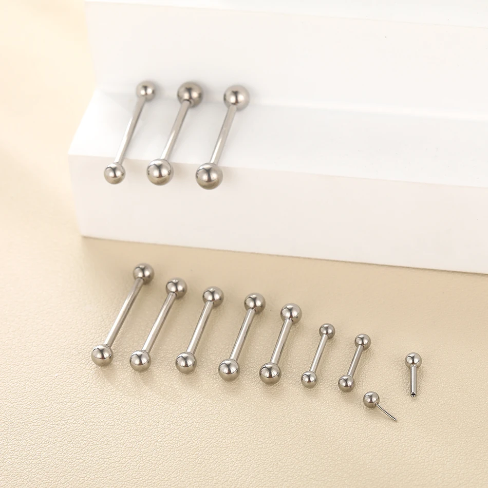 5/10Pcs G23 Titanium Threadles - Body Jewelry Industrial 评论和价格