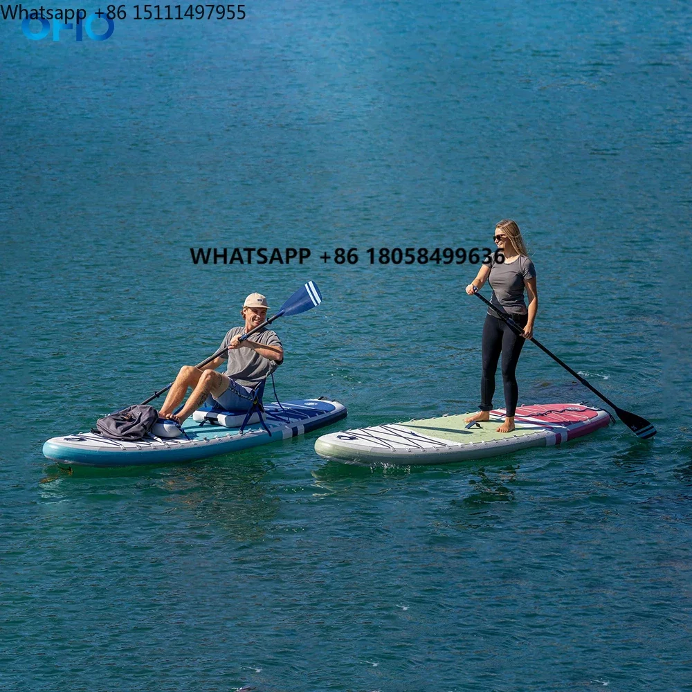 OHO New Paddle Board Inflatable With Kayak Seat Stand up Paddle Board Sup Surfing Paddle Board
