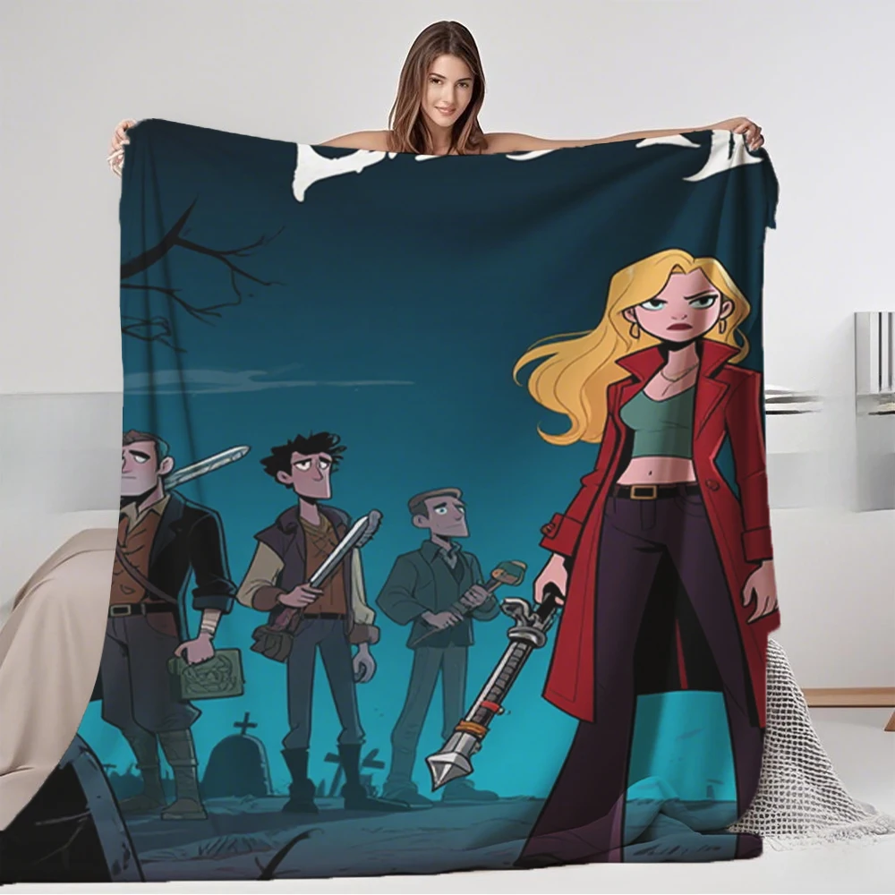 Одеяло с анимационными фигурками Slayer