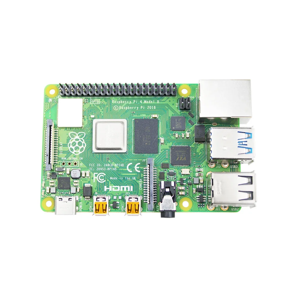 Kit originale Raspberry Pi 4 modello B 8GB 4GB 2GB con adattatore di alimentazione, custodia in ABS, scheda 32G 64G e dissipatore di calore per