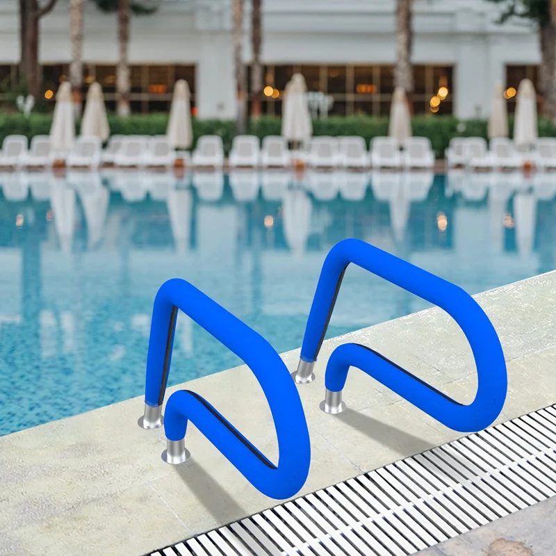 Pool Railing Covers Zippered Swimming Pool Handrail Covers-Hand Grip Rail Slip Cover For Pool Ladder Handles