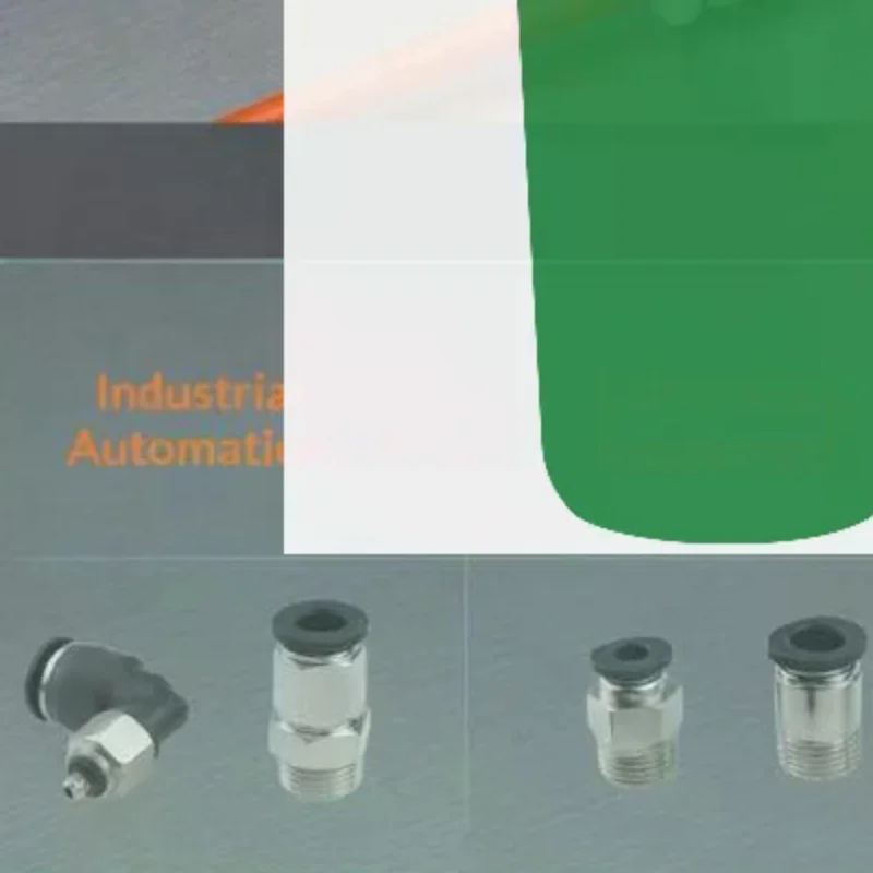 Mini Pneumatic Air Tube 90 Degree Elbow Quick Push In Fitting PL Series Multi Thread Pneumatic Connectors