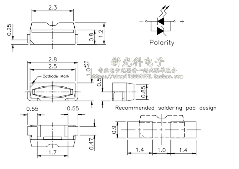 100pcs Patch luminous tube super bright side 215 side white light bead SMDLED rectangular backlight lamp 2810 2812 leds