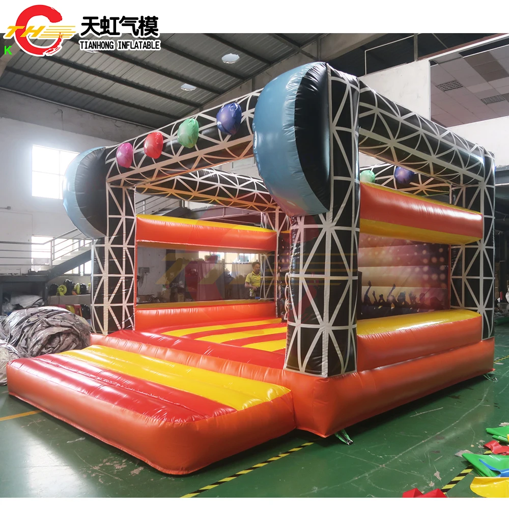 4x3m Carnival Dance Dome Inflatable Disco Bouncer Jumping House for Party Dancing with Blower