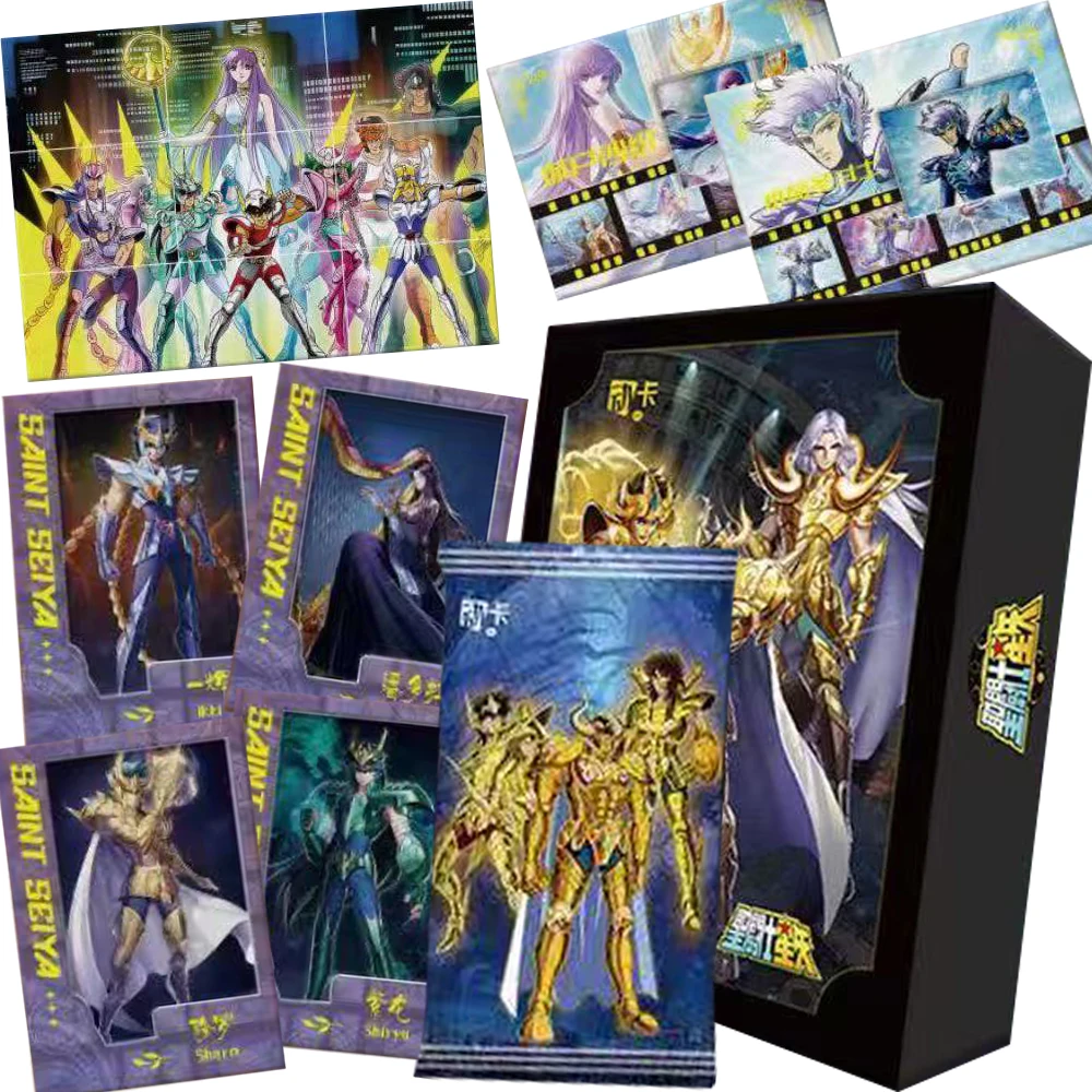 

Fantasy Action Anime Saint Seiya Collection Cards Japanese Classic Works Popular Character SSR QR UR Series Cards Birthday Gifts