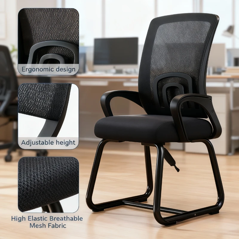 

E-sports Ergonomic Office Employee Chair Comfortable Bow-shaped Computer Chair Sedentary Not Tired Silla Gamer Office Furniture