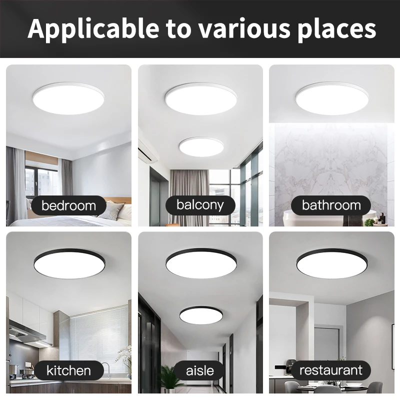 Led Panel Light 45W 72W Surface Ceiling Downlight AC 220V Round Ceiling Lamp For Indoor Home Lighting Nordic LED Ceiling Lights