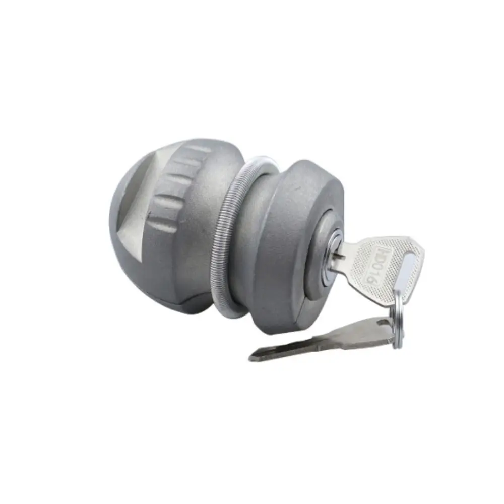 Zinc Alloy Anti-Theft Lock Corrosion Resistant Silver Color Trailer Parts Universal Fit Dust Resistant Caravan Lock Boats