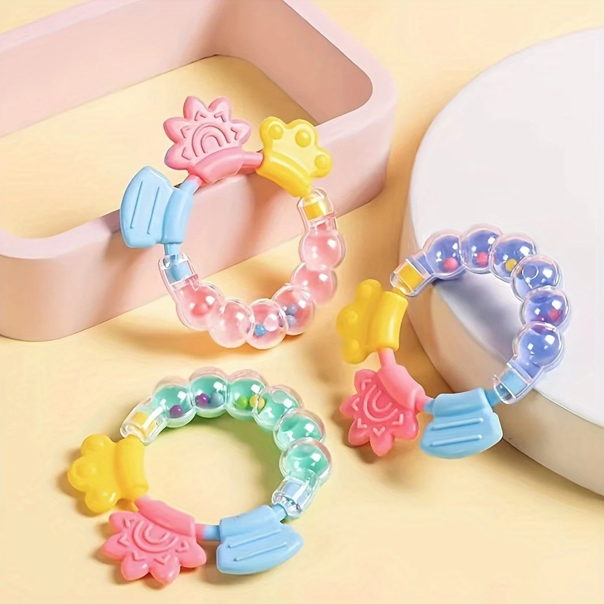 1 Pcs Soft Rubber Teething Toys for Babies, Can Be Scalded with Boiling Water - Ideal Holiday Gift for 0-3 Years Old Babies