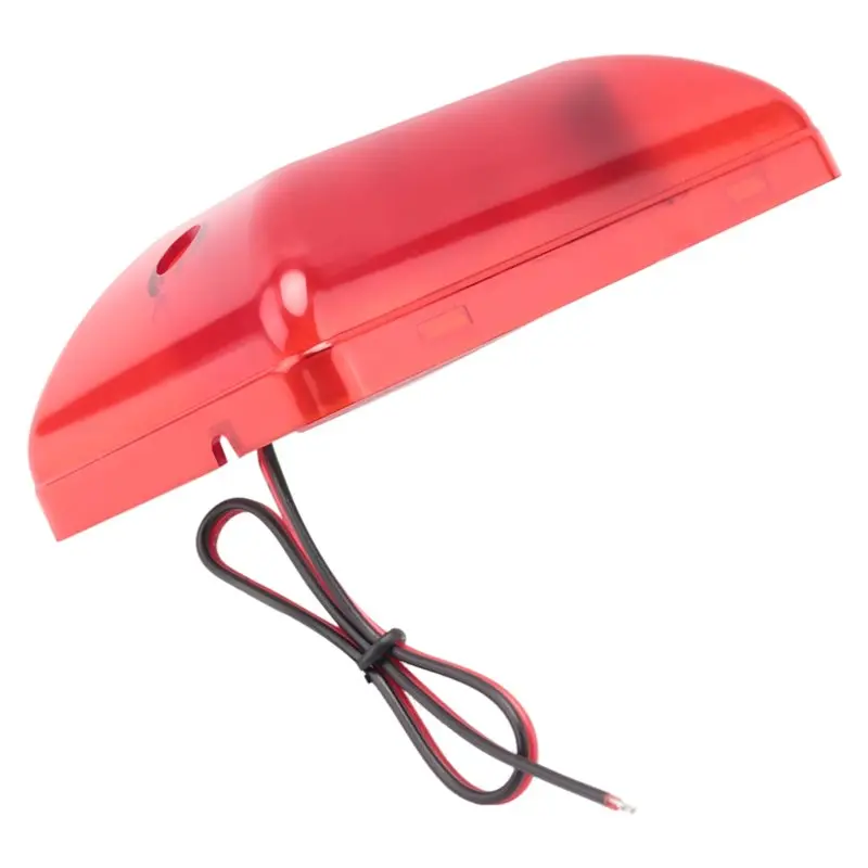 【a43m】mini-sirene-estroboscopica-piezoeletrica-12v-com-alarme-sonoro-de-alta-intensidade-115db-tps-123