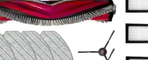 

For Yeedi-C12 Pro Plus Robot Vacuum Cleaner Accessories 26Pcs Roller Brush Side Brushs Mops Pad Kit