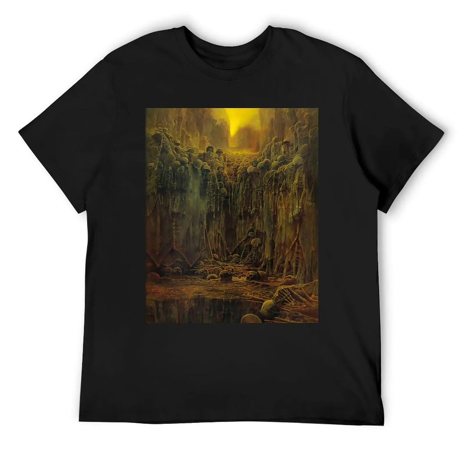 Untitled (Abyss Of The Dead) by Zdzislaw Beksinski T-Shirt
