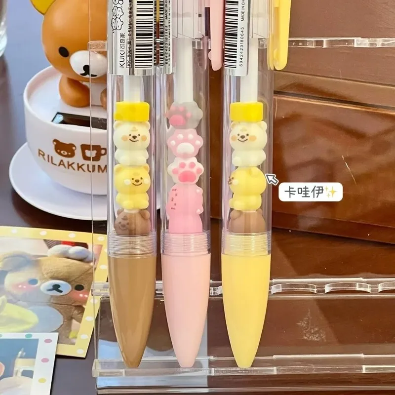 Rilakkuma Beaded Gel Pen Cartoon 0.5mm Black Ink Press Pen Signing Pen Students Exam Writing Pens Friend Girl Birthday Gifts view 5