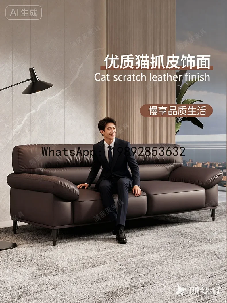 H5.15  office reception lounge set: sofa, coffee table, and rest area – office sofa with sleeper option