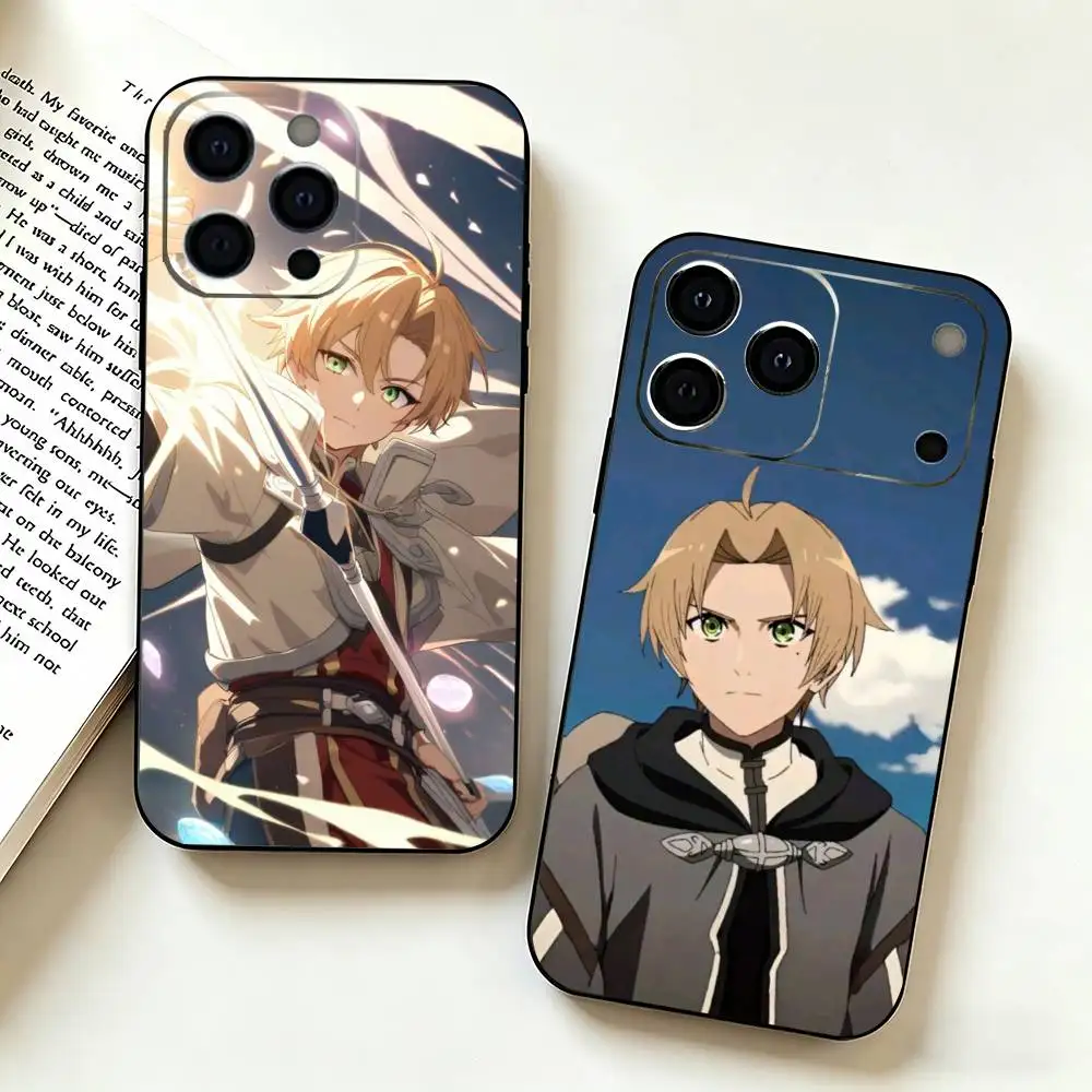 

Rudeus Greyrat M-Mushoku Tensei Phone Case Silicone Soft For IPhone 17 16 15 14 13 12 11 X XR Plus Pro Max Plus