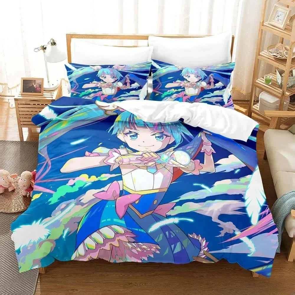 3D Anime Kawaii Girls Sora Harewataru Bedding Set Single Twin Full Queen King Size Bed Set Adult Kid Bedroom Duvet cover Sets