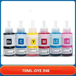 Dye Ink 1Set 6Color 672 673 674 664 4Color Water Based Bottle Refill Ink for Epson L101 L111 L201 L211 L301 L303 L310 L351 L353