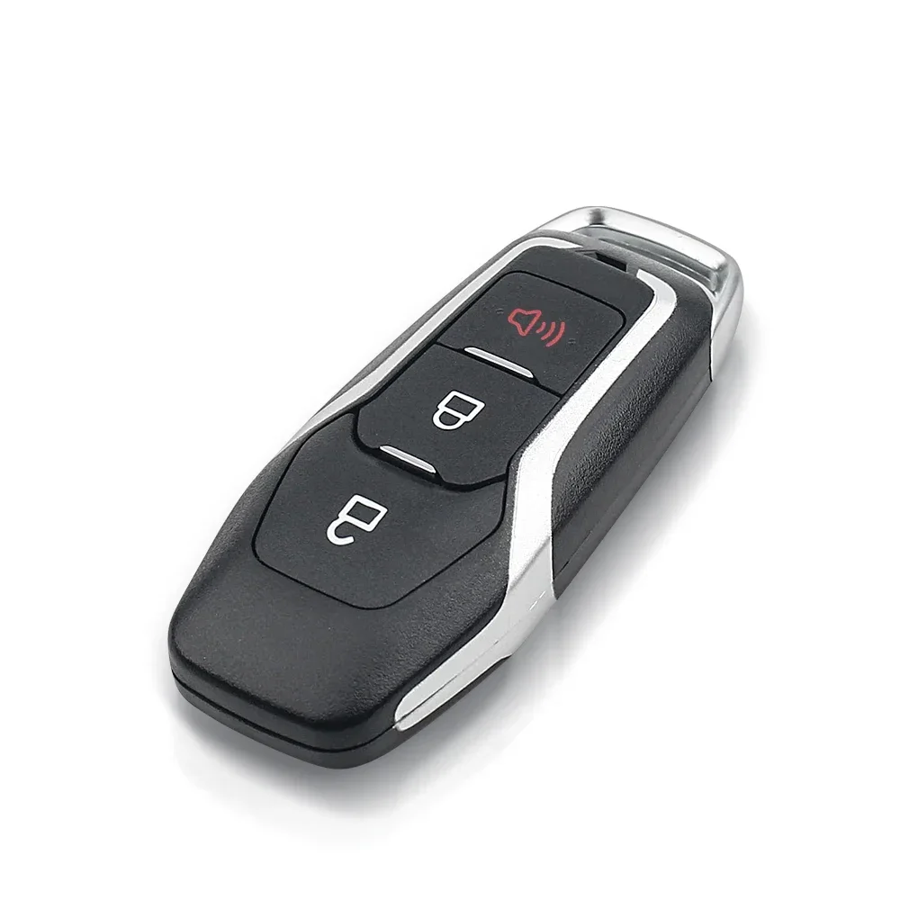 KEYYOU 3/4BNT Zdalny kluczyk samochodowy do Ford Explorer Fusion Edge Mustang M3N-A2C 31243800   ID49 Chip 315 MHz Keyless Go z kartą baterii