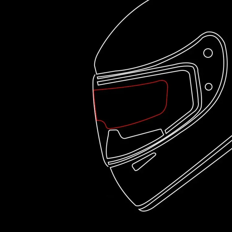 1/4 stücke Motorrad Helm Transparent Anti-fog-Regen Film High-definition-Helm Objektiv Langlebig Nano-beschichtung Aufkleber teile – Detail 17