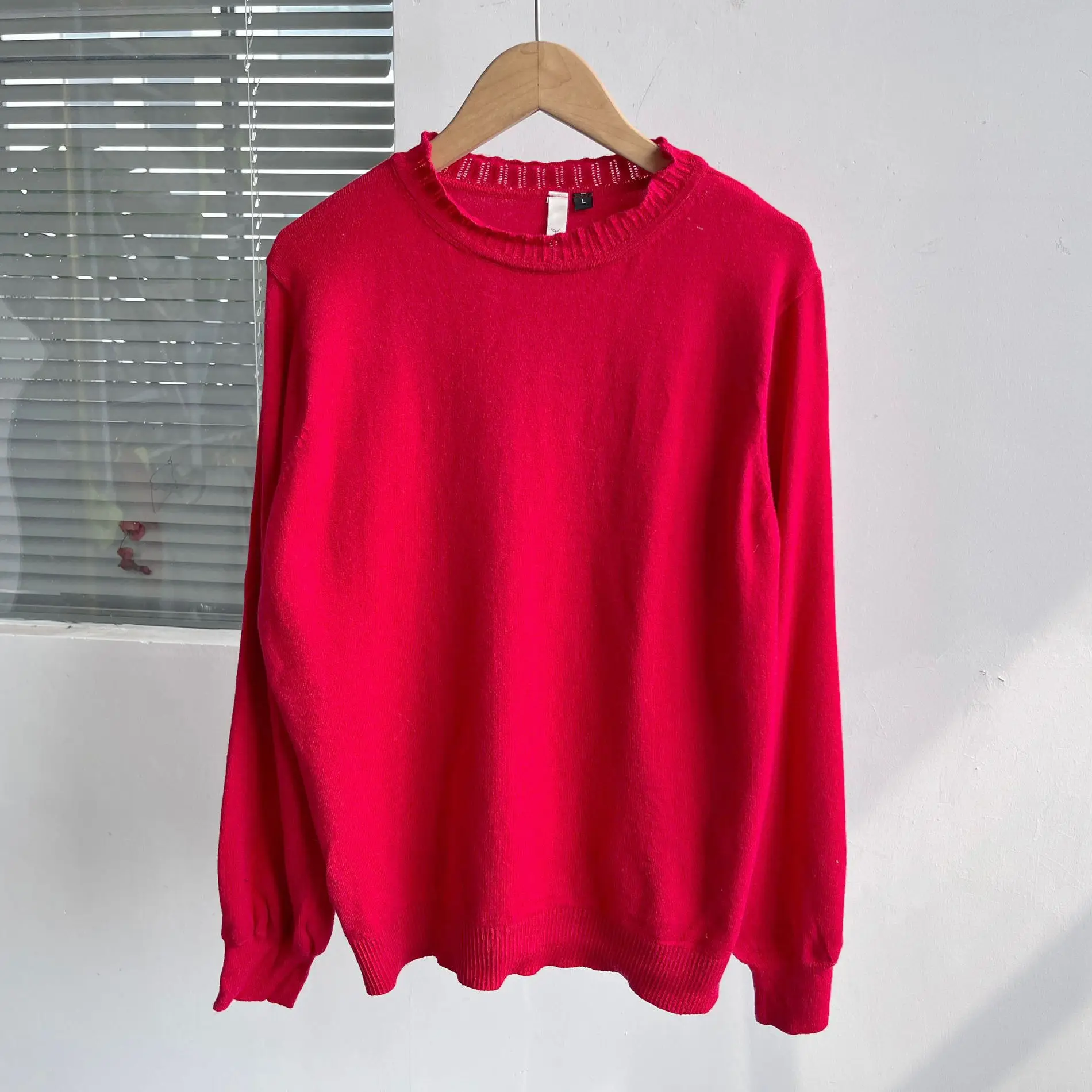 

Свободный удобный корейский свитер A328, внутренняя одежда, верхняя одежда Lazy Sle, вязаная верхняя одежда irt H253, весна 2021, женская мода