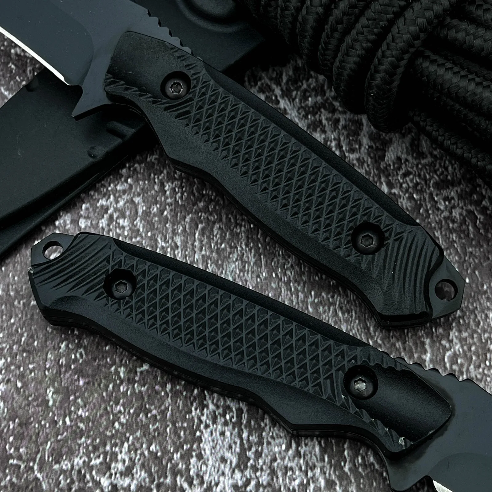 NEW Compact Fixed-blade Knife  - Bushcraft Knife Fixed ulasan dan harga