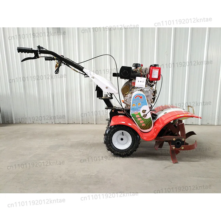 Diesel Tiller Rotary Tiller Cultivator 6.5hp Garden Mini Power Rotary Tiller Gearbox