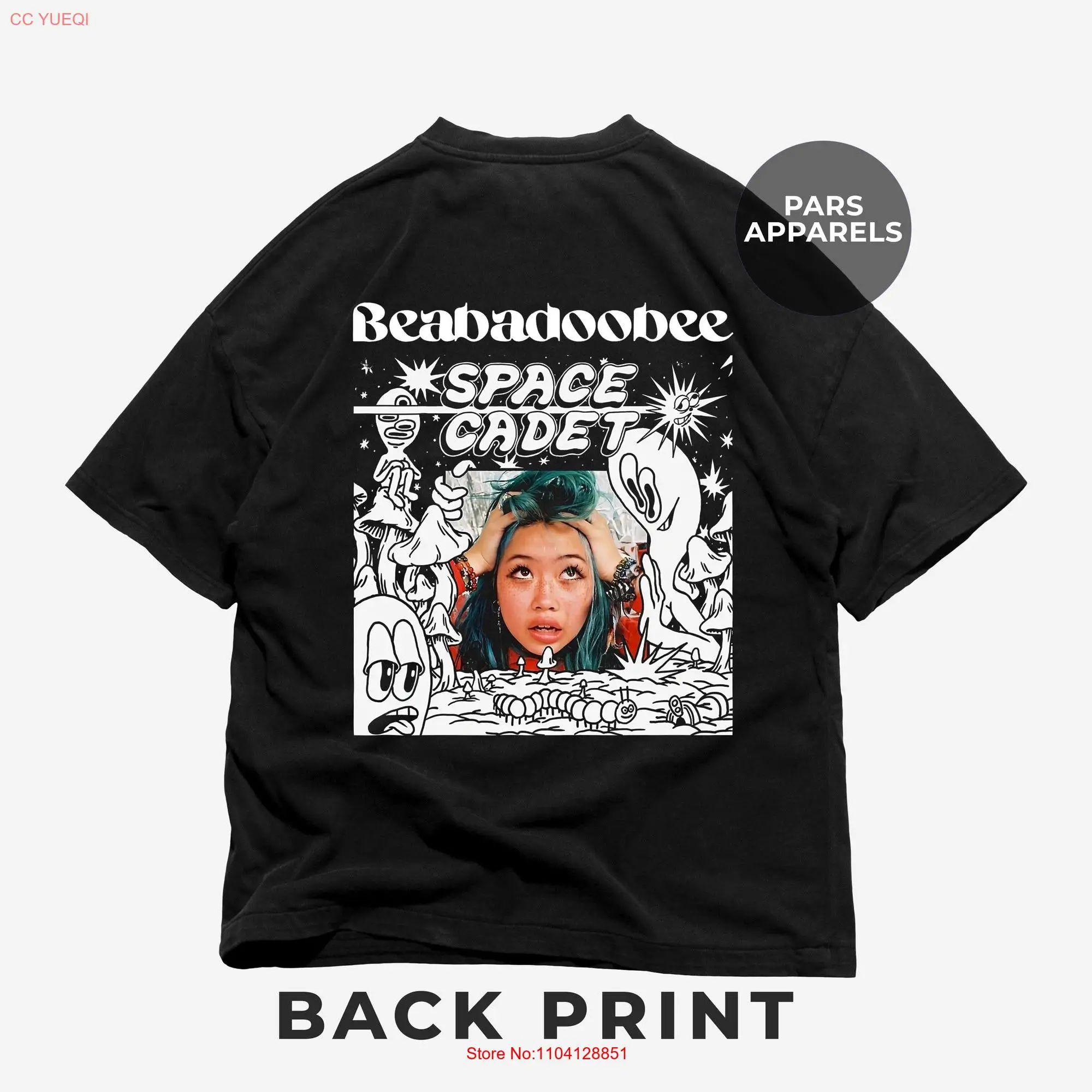 Beabadoobee Space Cadet Album Back T Shirt Merch long or short sleeves