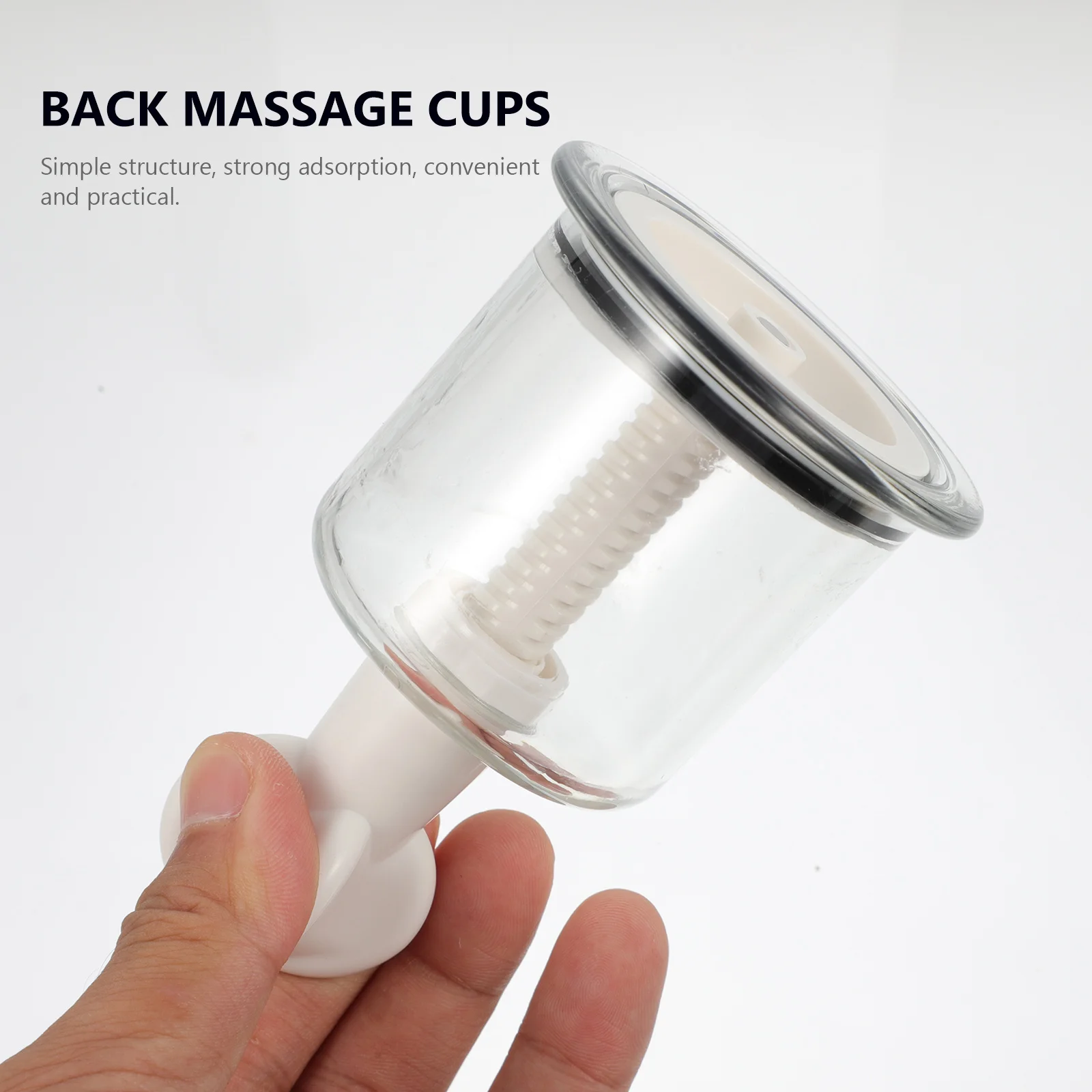 

8 Pcs Cupping Device Pump Massage Suction Cups Vacuum for Tools Set Body Massager
