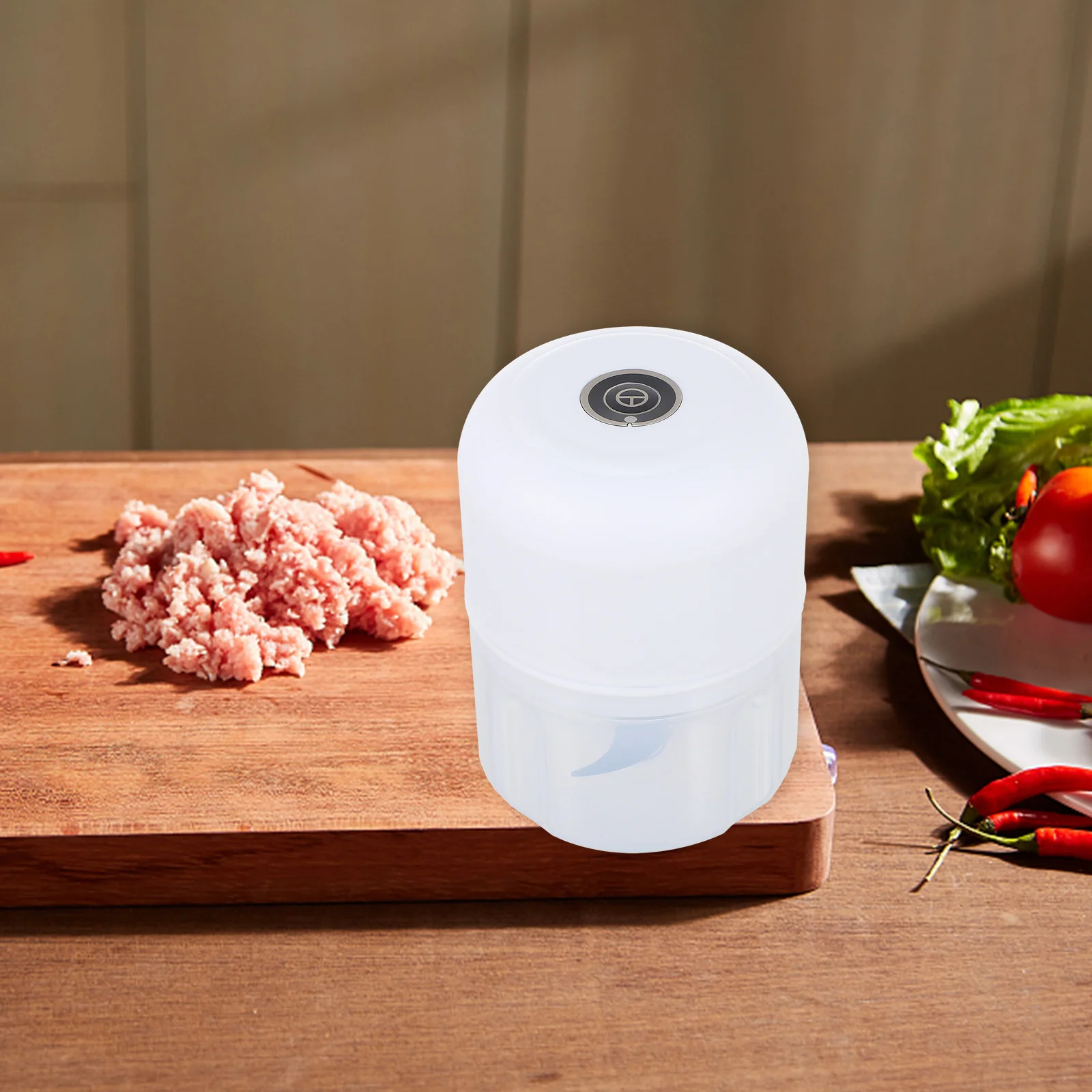 

1 set 1 Set Electric Garlic Crusher Stainless Steel Masher Portable Vegetable Food Crusher Multi-Functional Kitchen Tool 250Ml