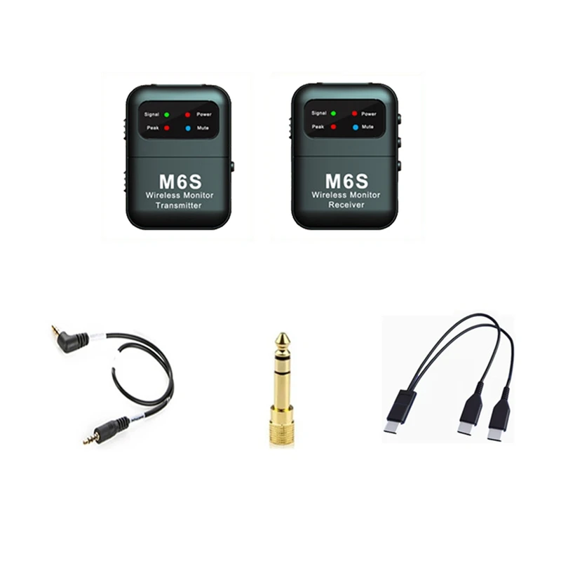 2.4G Wireless In Ear Monitor System Wireless IEM With Transmitter Receiver Automatic Pairing Professional In Ear Monitor