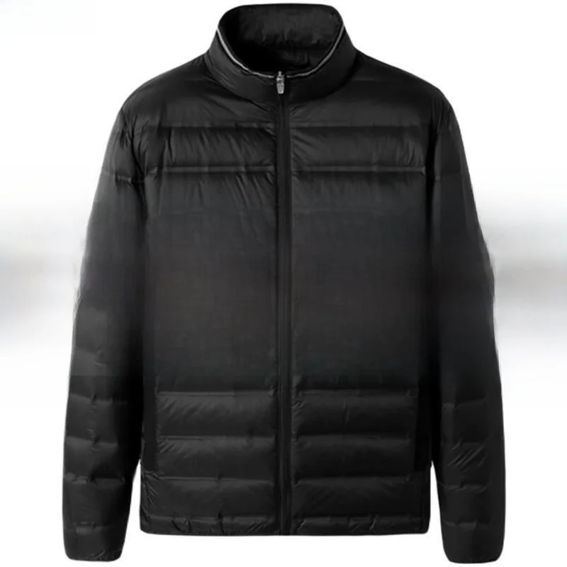 

Легкая утепленная хлопковая куртка для мужчин с воротником-стойкой, большие размеры, 220 г/м², верхняя одежда из хлопка, Knot