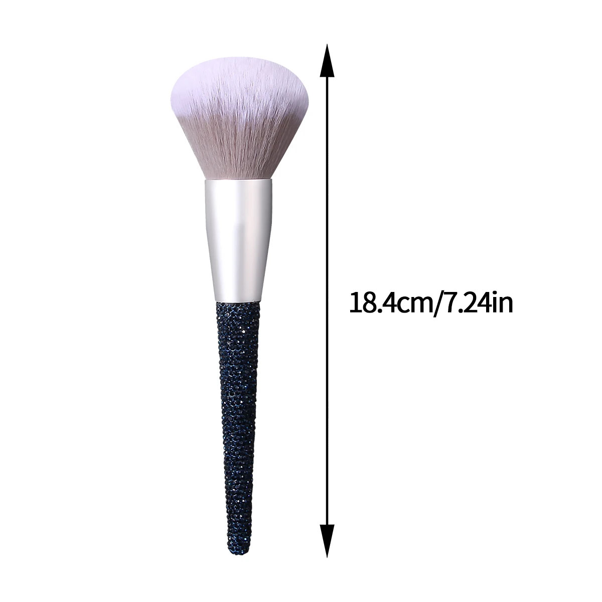 1 piece of diamond-handled soft loose brush blush brush contour brush, multi-purpose beginner professional makeup brush tool