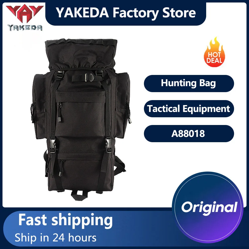 

YAKEDA Tactical Backpack Outdoor Bag Extra Large Capacity Camouflage Backpack Camping Mountaineering Travel Supplies Backpack