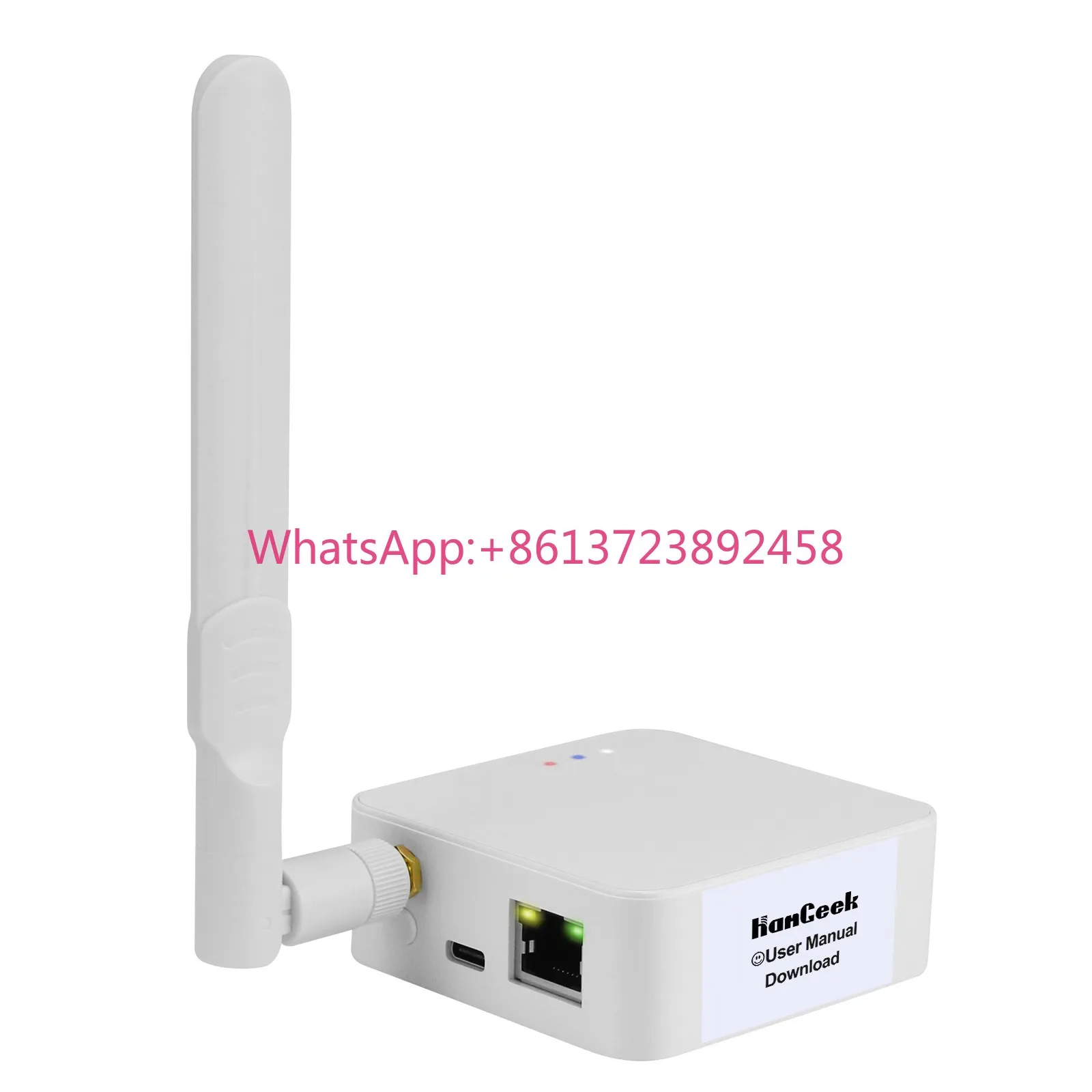 

HamGeek HMG-01 Plus POE White Universal ZigBee Gateway ZigBee Coordinator Without USB Data Cable
