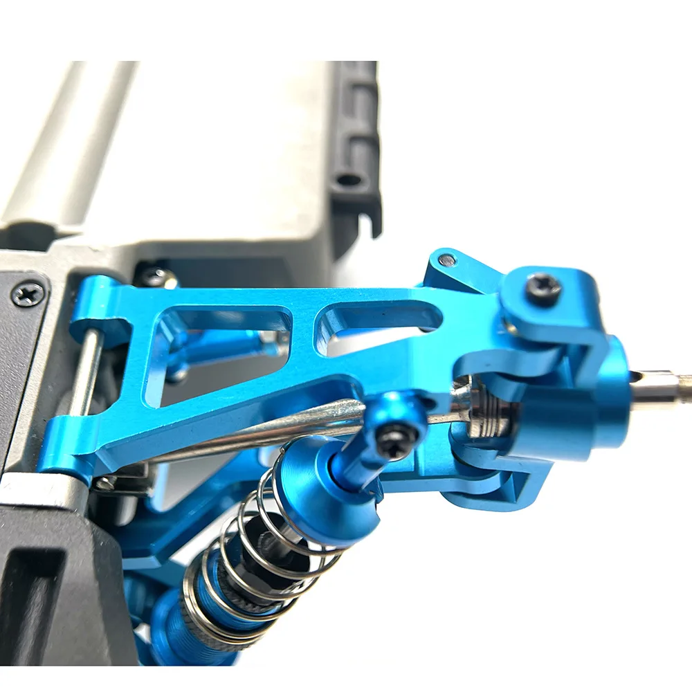 For MJX Hyper Go 1/16 16207 16208 16209 16210 H16 Metal Front Lower Suspension Arms RC Car Front Swing Arm Upgrade Parts 16220