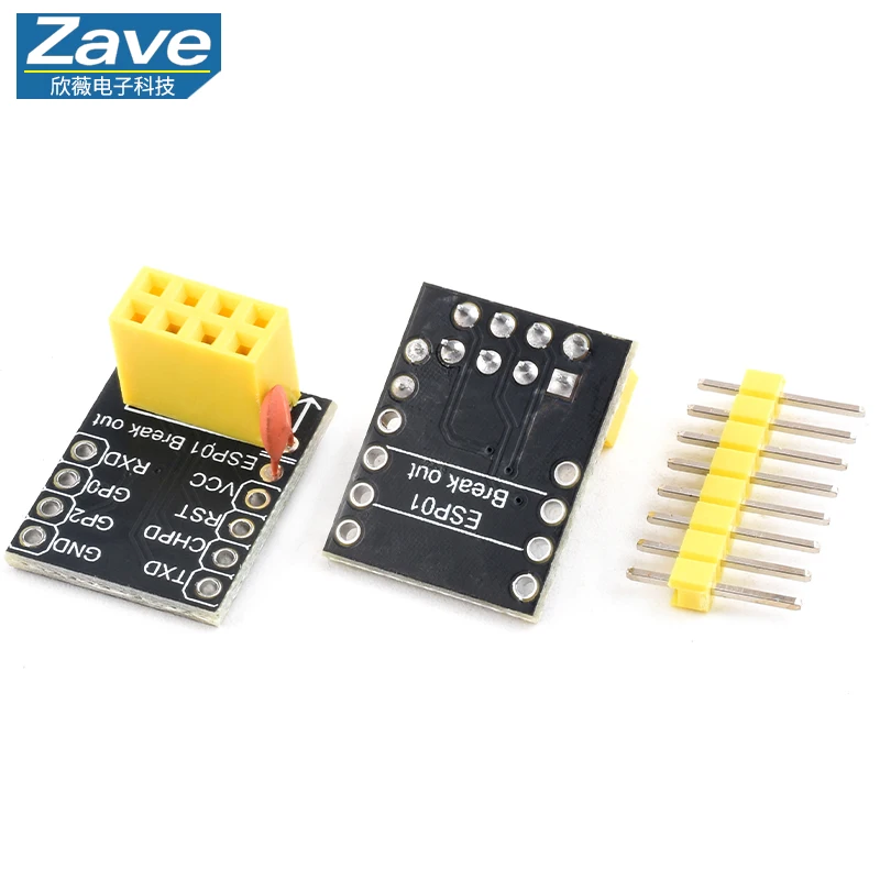 1pcs/5pcs ESP01/01S adapter board bread board adapter suitable for ESP01/ESP01S wifi module