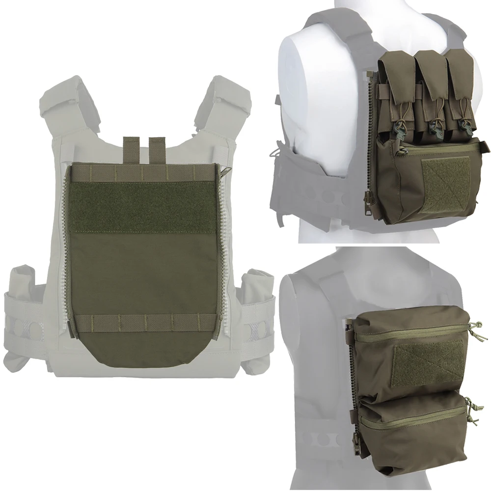 V5 FCPC Vest Tactical Plate Carrier Backplate with Water Bag/Double Pouch/Triple Magazine Bags Supplement Backpack Hunting Gear