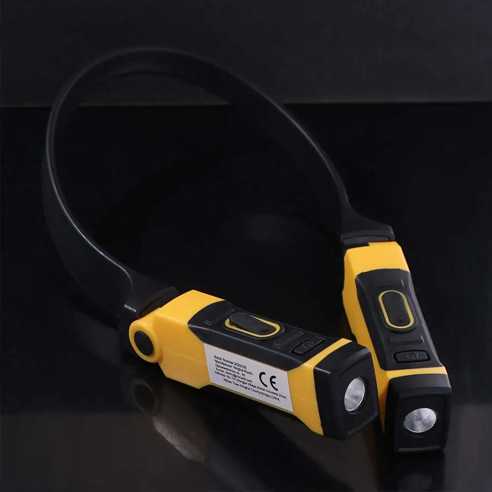 

Portable Rechargeable LED Neck Light Long-lasting Two Brightness Levels Reading Light Super Bright 2 Modes Work Light Fishing