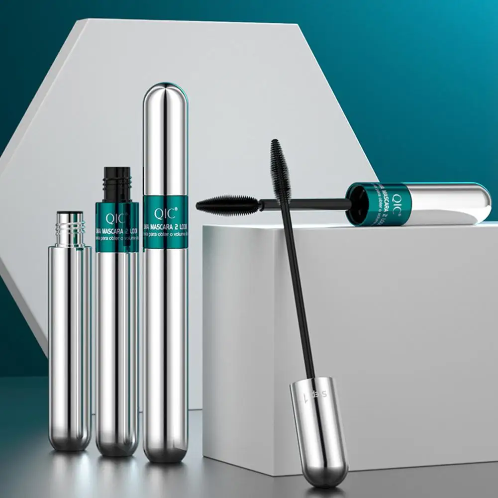 4d Zijdevezel Lash Mascara Waterdichte Rimel 3d Mascara Voor Wimperverlenging Zwart Dik Verlengende Wimpers Koreaanse Cosmetica