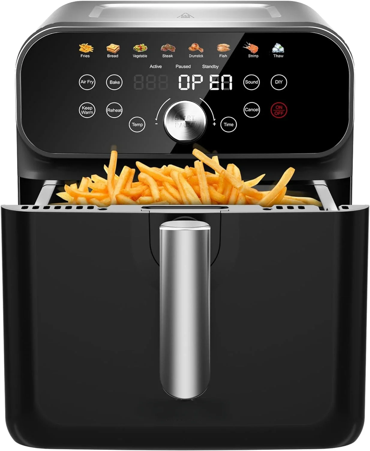 

Air Fryer, 6QT Air Fryer Oven with Digital Touchscreen, 12 Preset Cooking Functions Air fryers, Bake, Reheat, Warm, Nonstick a