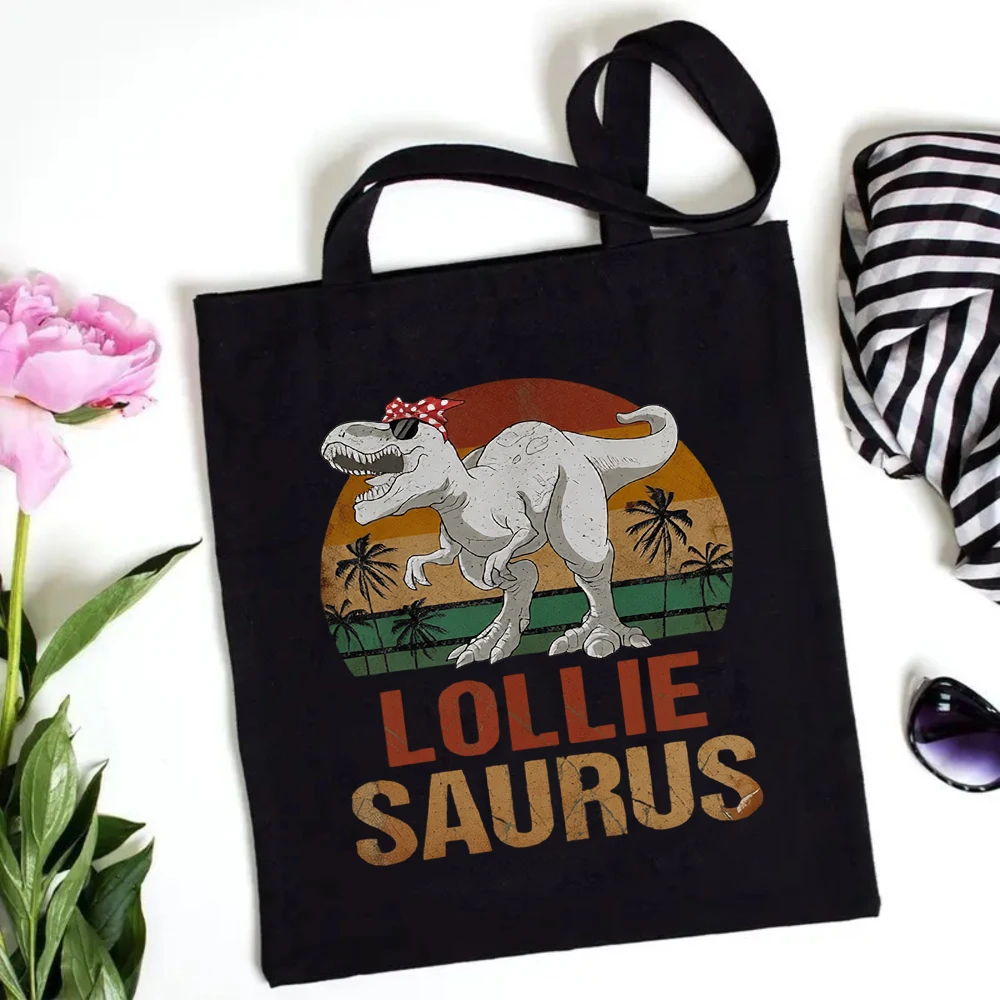 

Proud Auntie of an Official Teenager Canvas Tote Bag, Sunflower Design, Reusable Shoulder Bag for Auntie, Gift for Family