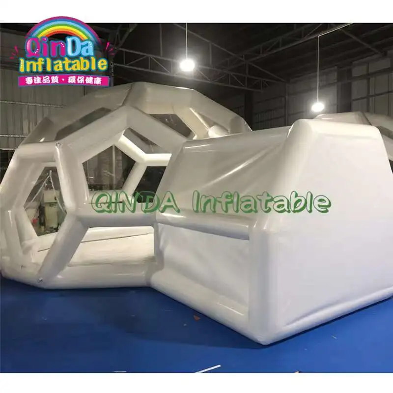 

Outdoor Inflatable Soccer Football Igloo Dome House Camping Tunnel Football Inflatable Sport Dome With Toliet