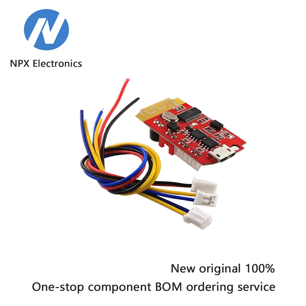 

CT14 Mini 4.2 stereo Bluetooth power amplifier board audio module F-class 5W 5W with built-in charging - DIY modification speake